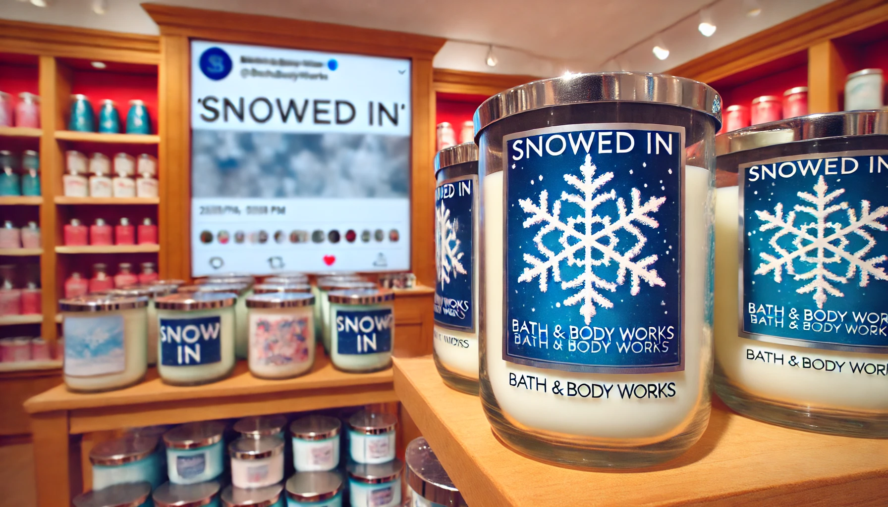 Bath & Body Works candle