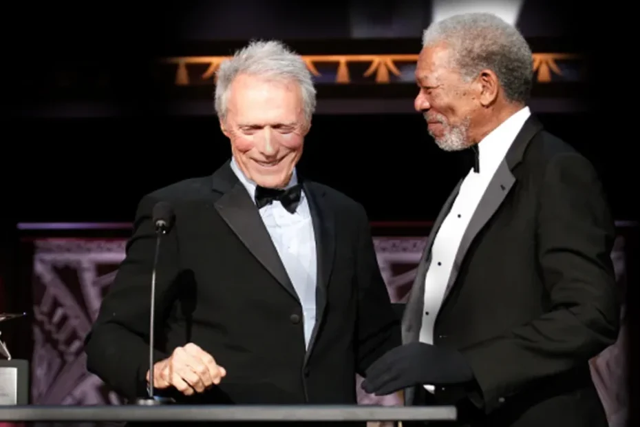 Morgan Freeman and Clint Eastwood reunion