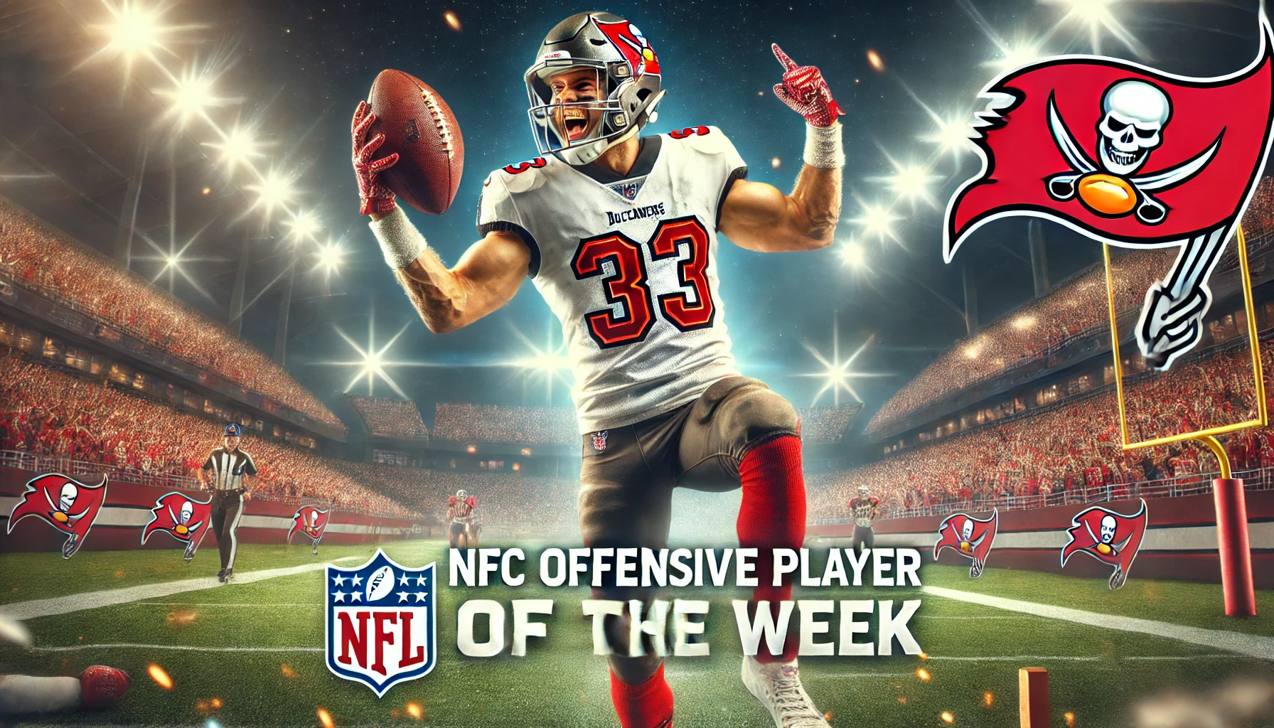 Sean Tucker NFC Offensive Player of the Week