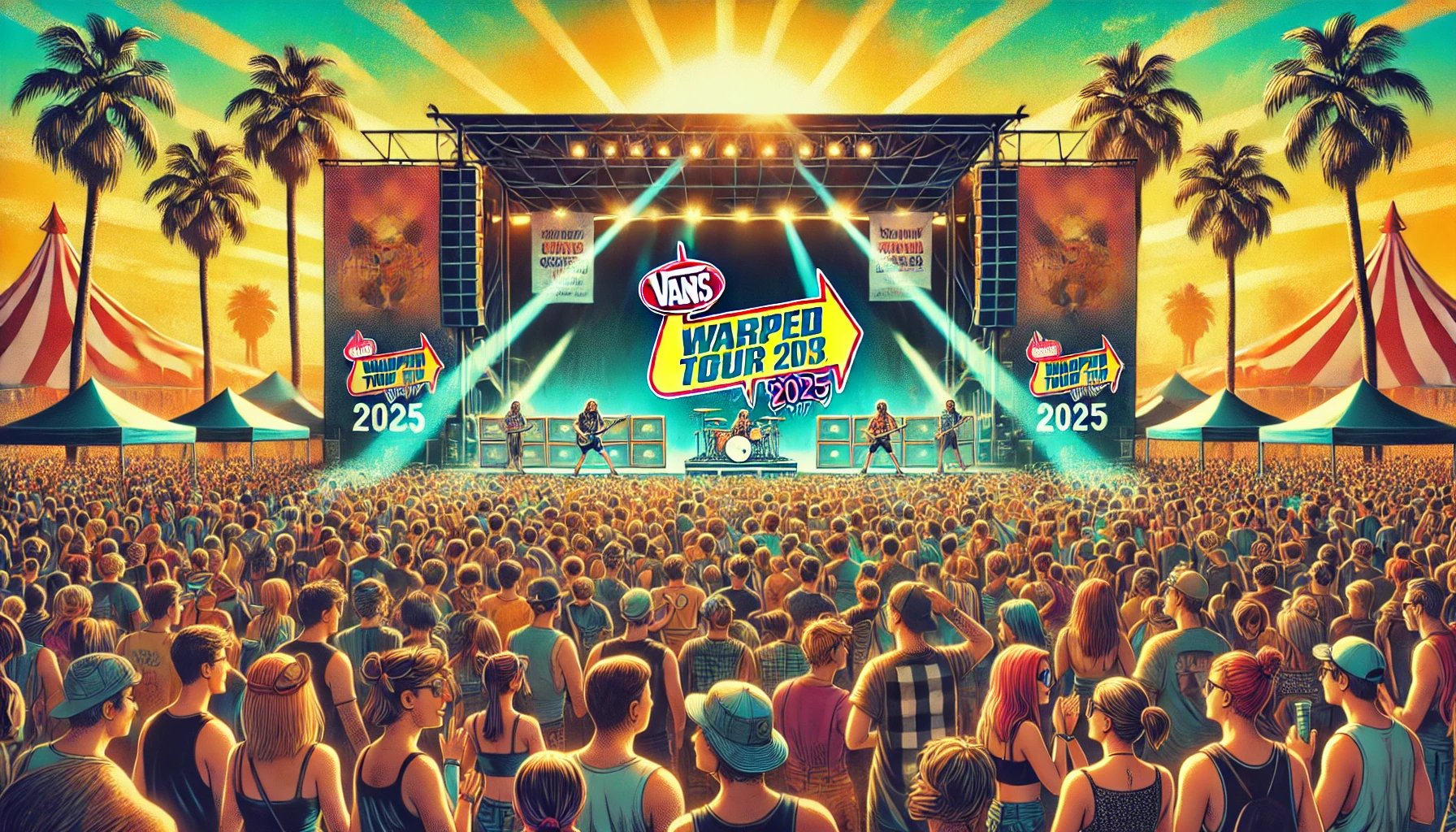 Vans Warped Tour 2025 Returns Ronnie Radke and 30th Anniversary in Orlando