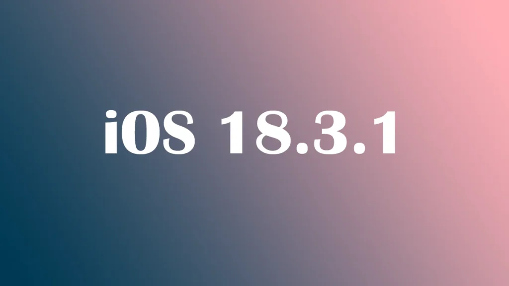 ios 18.3